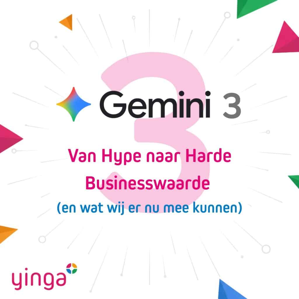 Logo Gemini 3 - van hype naar harde businesswaarde