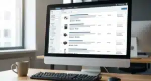 E-commerce CMS dashboard met productcatalogus, filteropties en gestructureerde productgegevens met categorieën en tags voor