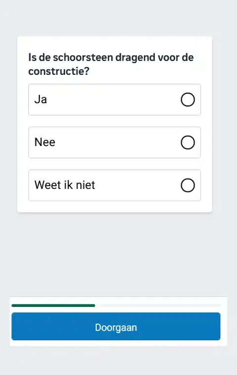 Leadformulier van Dakwerk Nederland: is de schoorsteen dragend voor de constructie?